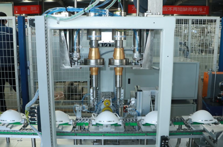 Cup Mask Production Line (Inner filter Preforming, Head Strap Stapling or Welding) 