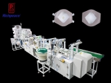 Richpeace Automatic Production Line For Cup Mask，F(xiàn)ull process automatic production of cup mask