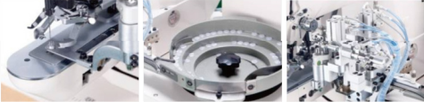 Computer fastening machine + automatic feeding device